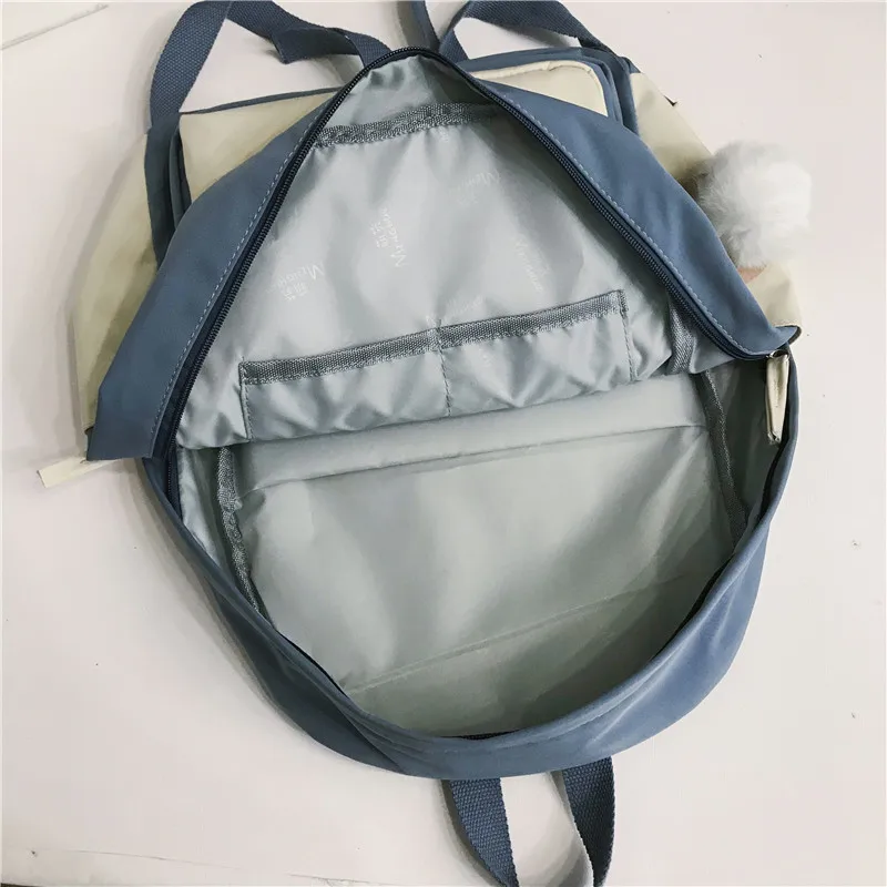 

JULYCCINO New girl student backpack Waterproof nylon multi pocket backpack for Teenage girl school bag female travel backpacks