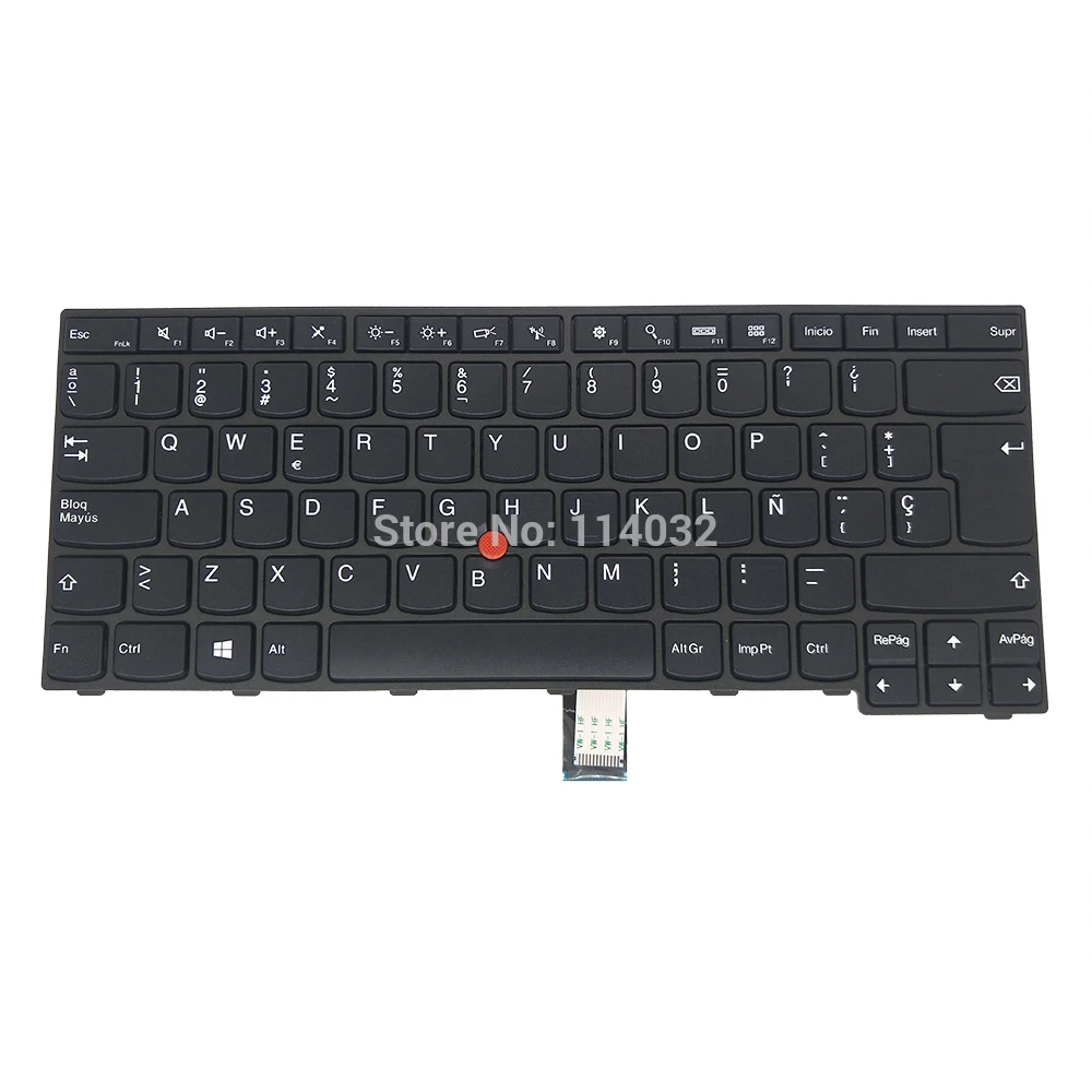 

SP испанские Сменные клавиатуры 04X0611 для Lenovo IBM ThinkPad E450 E450C E455 E460 E465 04X6191 04X6151 черная рамка указывающая