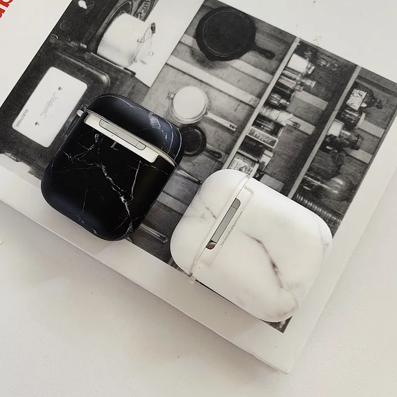 GimfunFor Apple Airpods чехол мраморный милый чехол для Apple Airpods 2 1 чехол Аксессуары для наушников Air Pods Чехол Коробка Coque