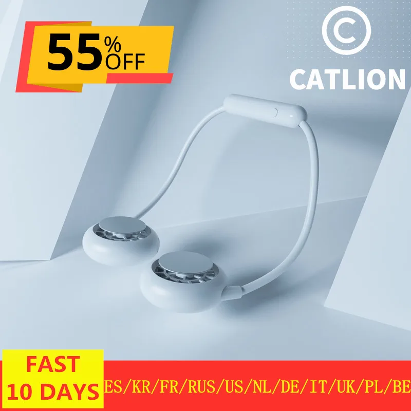 

Neck Fan Portable Rechargeable Mini USB Fans Cooling Air Cooler Mute Sports For Home Outdoor Summer 2021 New Ventilador Portatil