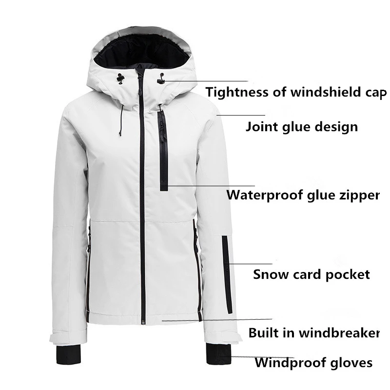 SAENSHING лыжная куртка для взрослых Супер теплая зимняя мужчин и женщин катания на