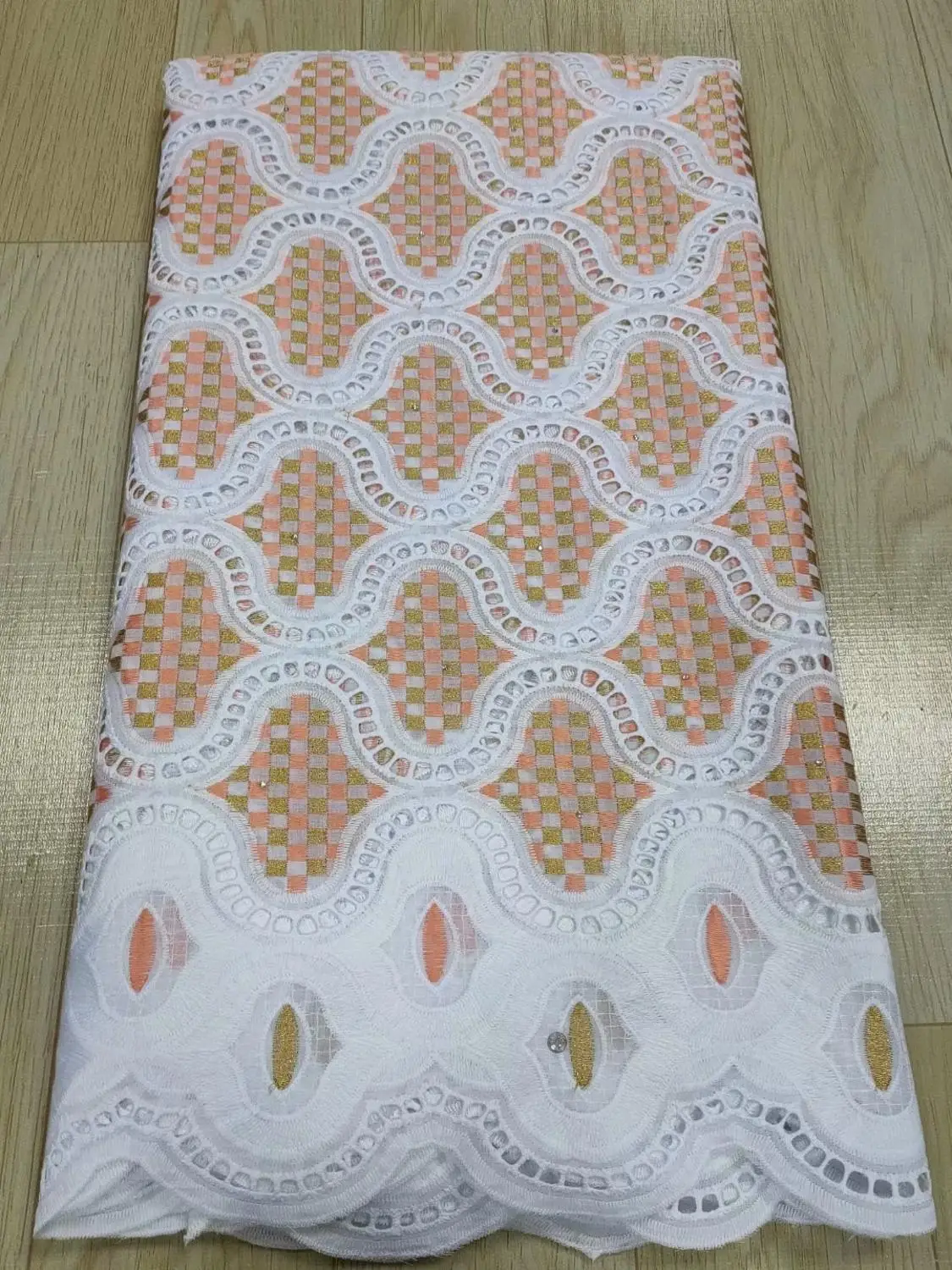 

5yards nigerian swiss voile lace fabric 2020 fashion swiss voile cotton lace comfortable cotton lace for dress TYAU017