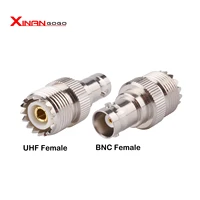 5pcs rf coaxial connector uhf female to bnc female adapter