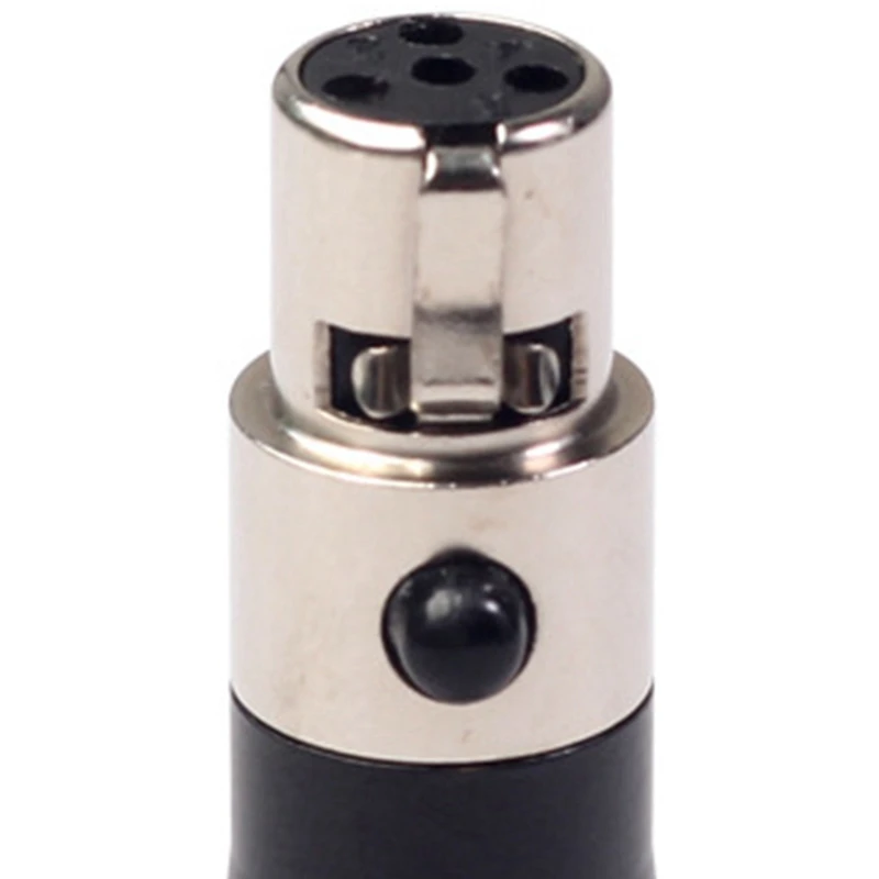 

XLR Mini 3 Pin Male to 4 Pin Female o Adapter Plug Connector Hi-Fi Signal Converter Adapter for Microphone Speaker