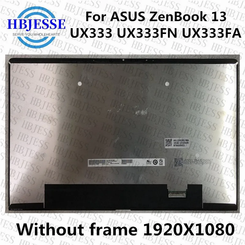 Оригинальный 13 3 &quotдля ASUS ZenBook Lingya Deluxe13 UX333 UX333FN UX333FA светодиодный ЖК экран + стекло