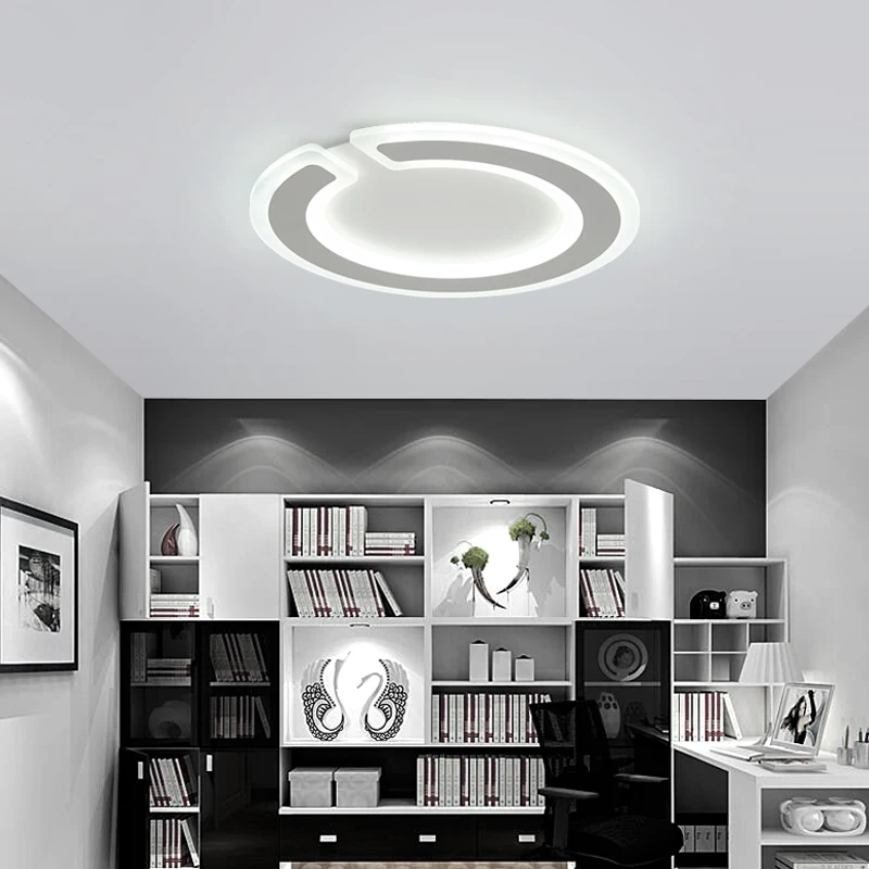 Новый дизайн Потолочные светильники для гостиной столовой спальни ультра тонкий