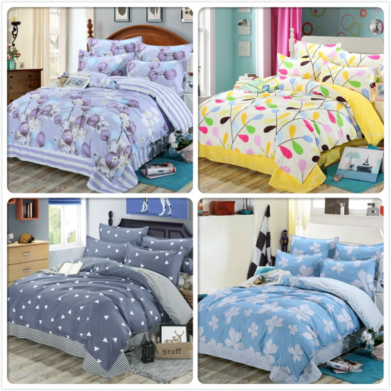 Мягкий хлопковый пододеяльник наволочка 3 шт. постельный комплект для детей