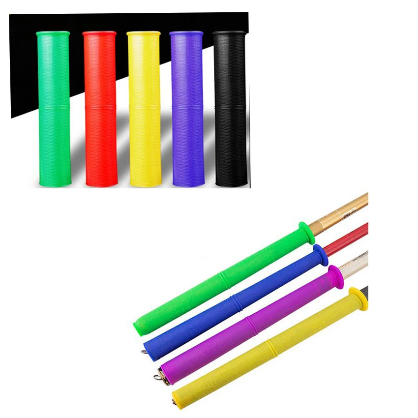 Защитная силиконовая термоусадочная трубка с нескользящей удочкой рукоятка