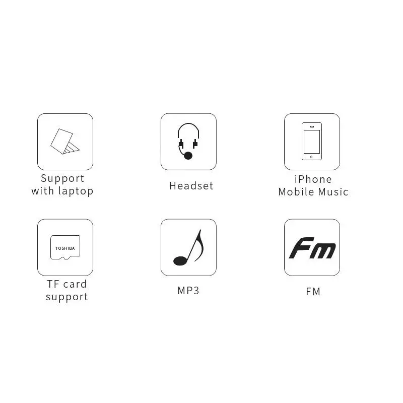 Беспроводные наушники MH7 с Bluetooth 5,0, беспроводные наушники с громкой связью, наушники для игр, складные наушники с поддержкой карт TF, FM, смартфон