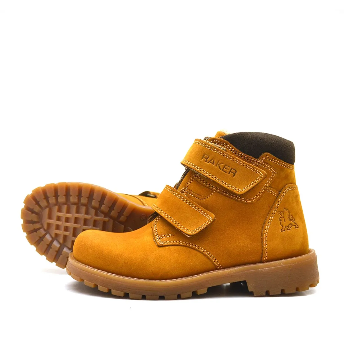 

Rakerplus Sentor Genuine Leather Furry Velcro Children Boots