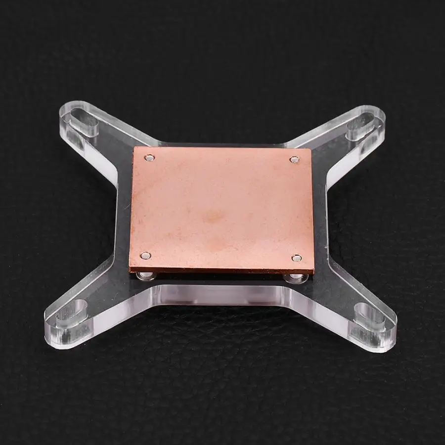 Водяной кулер для компьютера охлаждающий блок медная база без Водного Канала