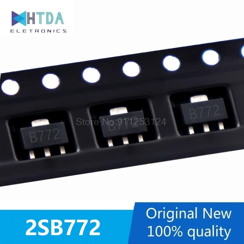 

50pcs/lot B772 2SB772 PNP SOT89 In Stock
