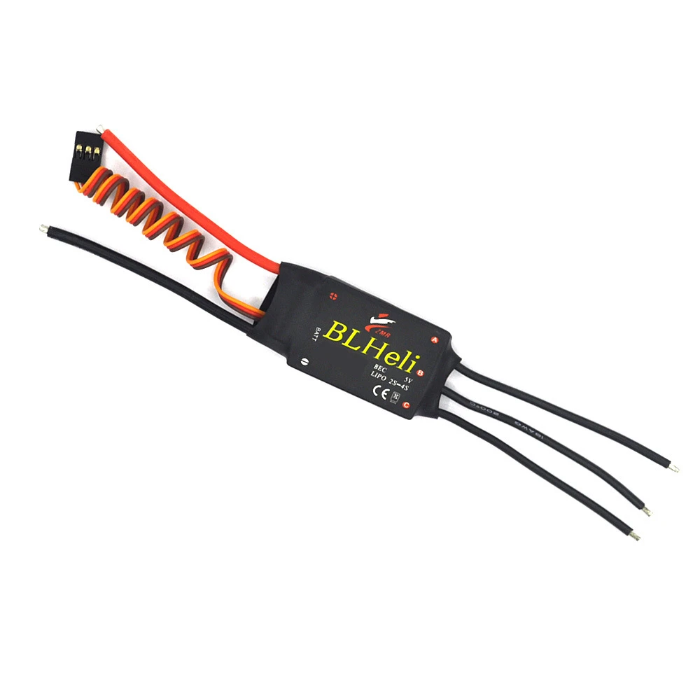 

BLheli 12A 2-4S with 1A/5V BEC Brushless ESC for RC Airplane Helicopter Multicopter Drones