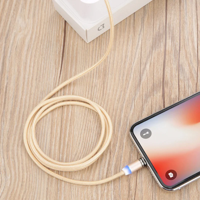 Двойной Магнитный кабель 360 градусов для зарядки смартфона 3 в 1 GK99|Кабели