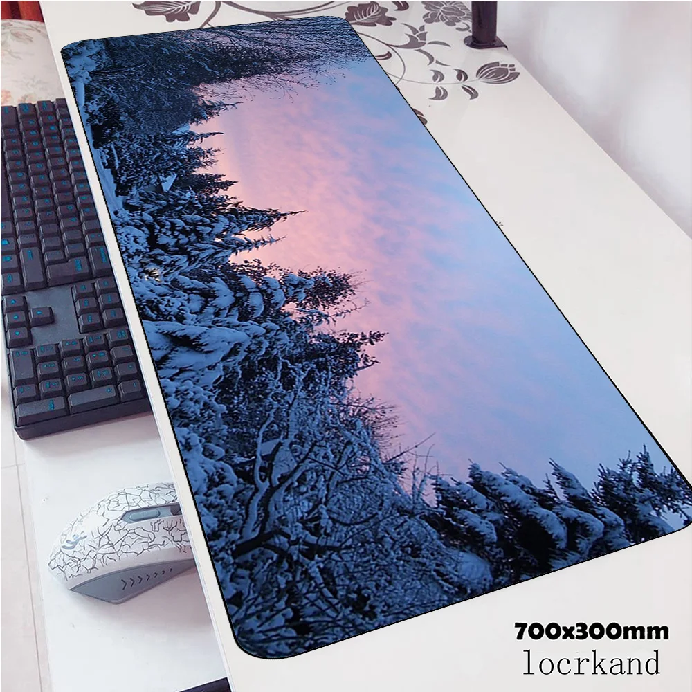 

Winter Earth mousepad best seller gaming mouse pad pc computer 800x300x3mm gamer accessories mat laptop desk protector pads