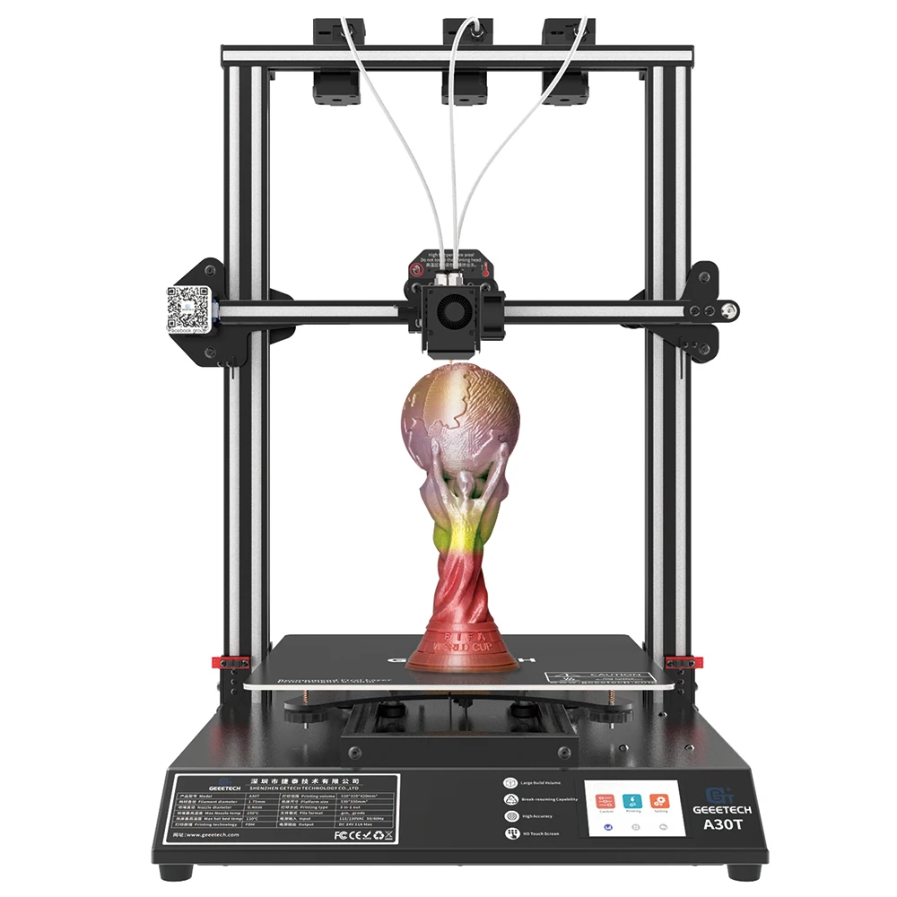 Geeetech A30 Pro A30M A30T Large color mixed 3d Printer Single Dual Triple Color 320*320*420mm Z axis Auto Leveling | Компьютеры и