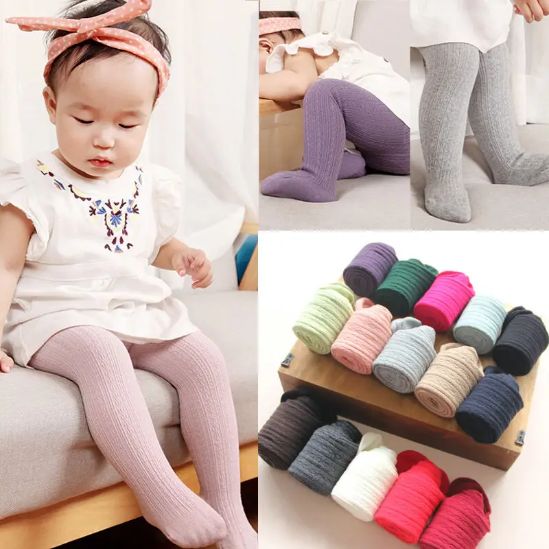 

Pudcoco Newborn Baby Girls Pantyhose Toddler Kids Pure Cotton Warm Tights Stockings Pantyhose Pants Tights 0-6Y