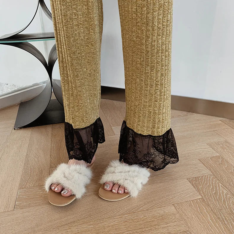 

Autumn and Winter Ladies Pajamas Set Court Princess Style Lace Design Long Sleeve and Trousers Women Suit Pyjamas Women