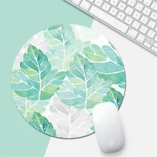 Computer Mouse Padding Rubber Thickening Cartoon Round Animal Mouse Pad For Gaming Laptop Computer Desk Mat