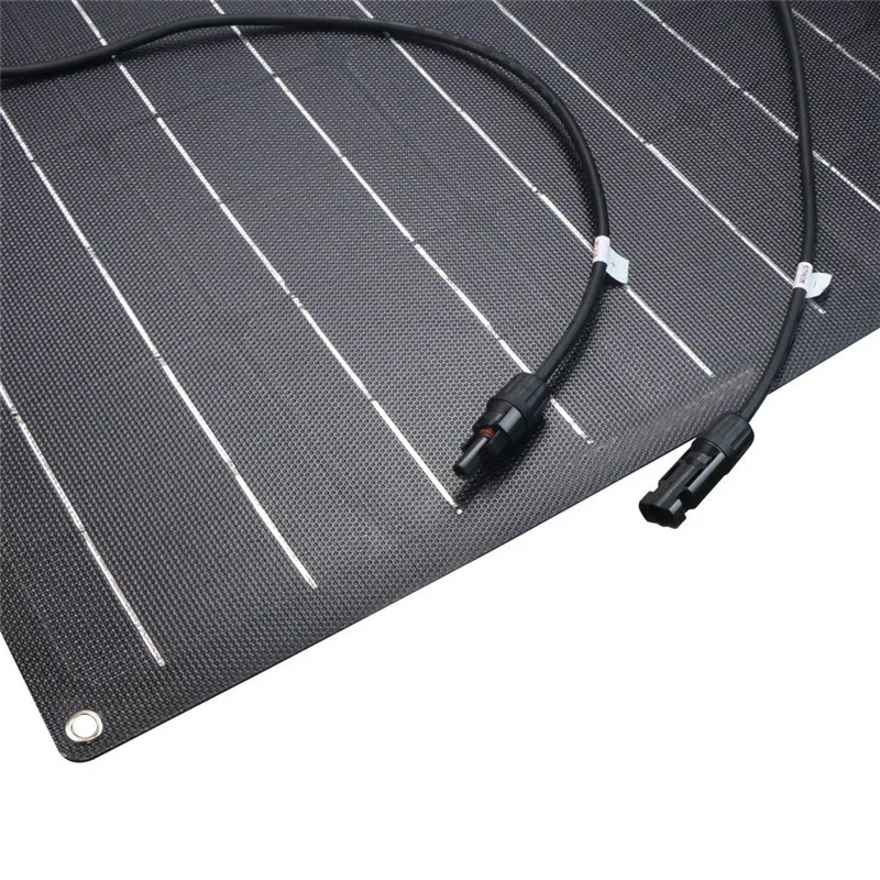 12V 50W etfe гибкие солнечные панели монокристаллические солнечные батареи для автомобиля по низкой цене