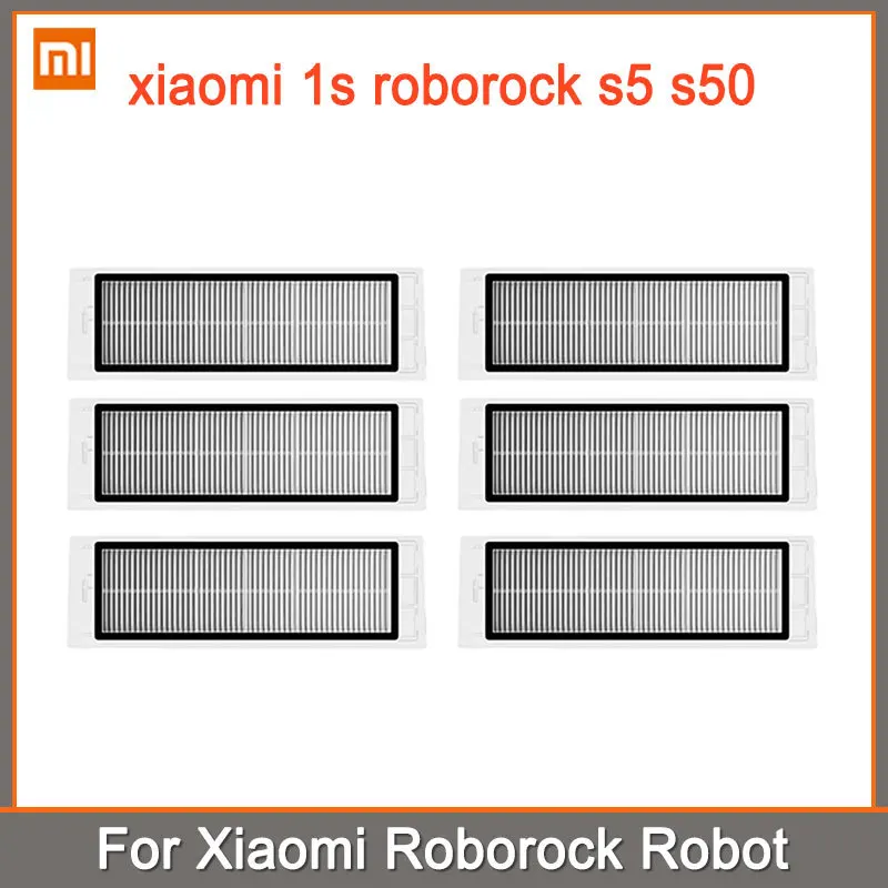 Для xiaomi 1 1s Hepa фильтр аксессуары MI робот-пылесос Roborock S5 Max S6 Pure S6 Max S5 S51 S50 S55 Xiaowa E25 E35 - изображение