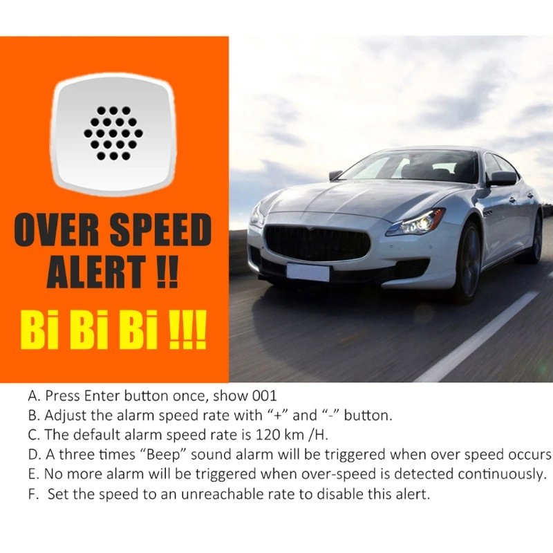 

C1090 Car HUD Head Up Display GPS Large Screen Speedometer Hud Display KM/h MPH R3MD