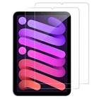 2 упаковки, защитная пленка для планшета Apple iPad Mini 6 8,3 дюйма, защитная пленка 2021 A2567 A2568 A2569 из закаленного стекла с защитой от царапин
