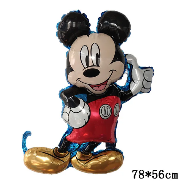 

1pc Large Mickey Minnie Mouse Head Foil Balloon Kids Birthday Party Decoration Baby Shower Supplies Inflatable Balloons