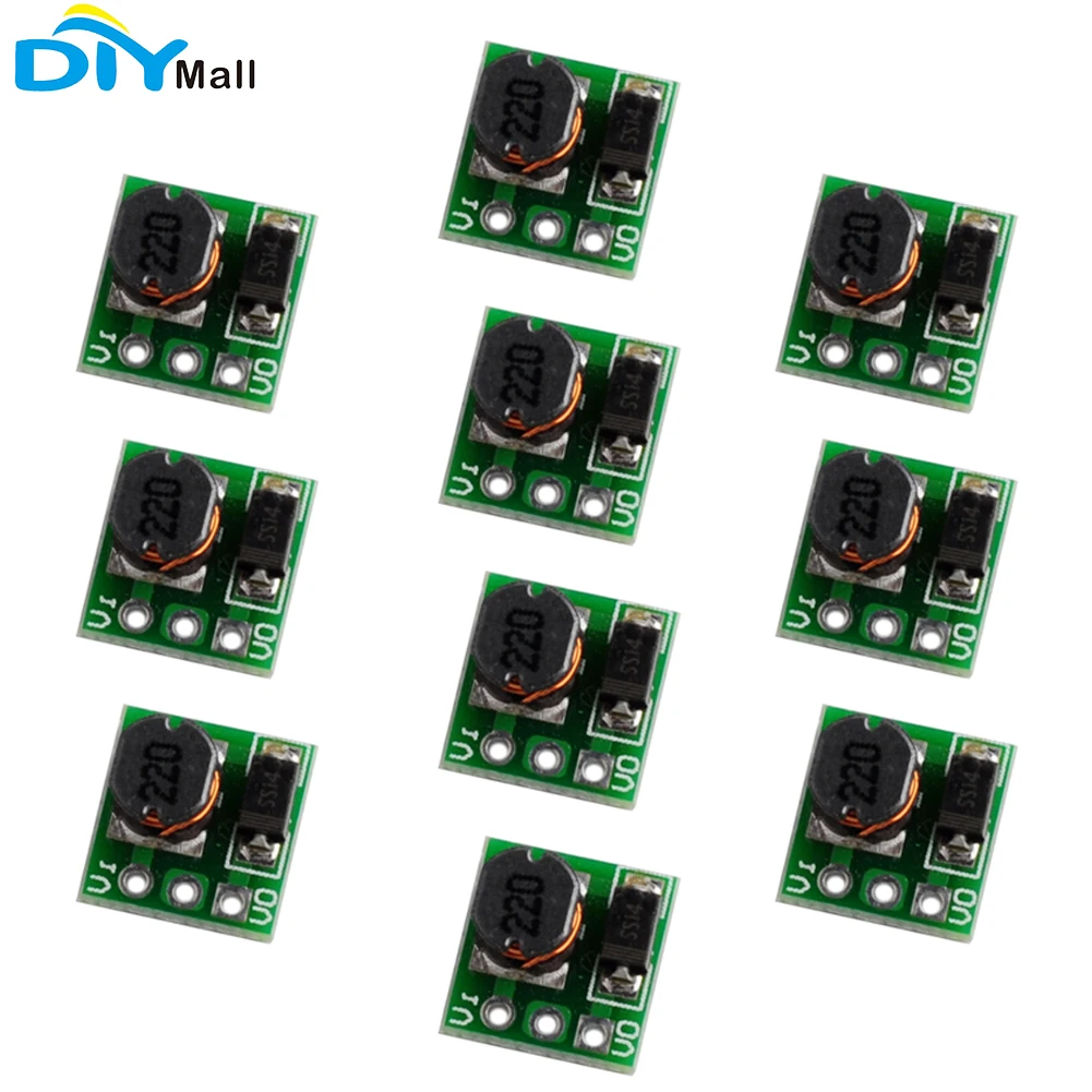 

10pcs DC-DC Boost Converter Step Up Module Input voltage 0.9V-5V to 3.3V