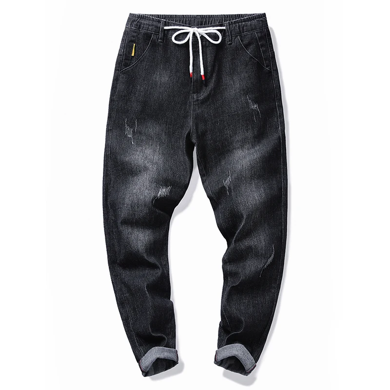 

2021 Casual Wide Leg oversize Men's pants baggy Jean Cargo Denim Overalls Trousers Jeans for Men