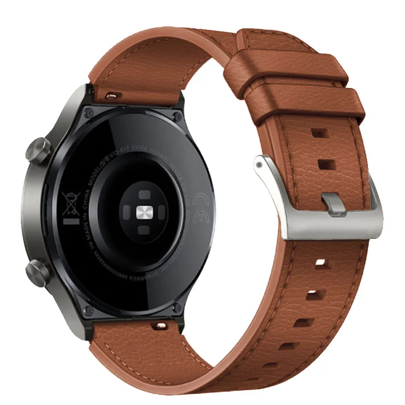 Кожаный ремешок для HUAWEI Watch GT 2 Pro GT2 2e 46 мм браслет samsung gear S3 frontier galaxy watch3 45