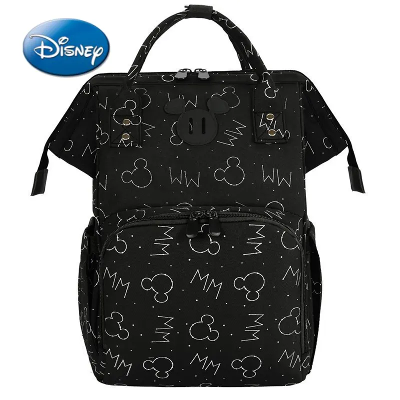 

Disney Mickey Minnie Cartoon Woman Backpack Fashion Mommy Bag Multi-function Mother and Baby Bag Large Capacity Girl Backpack