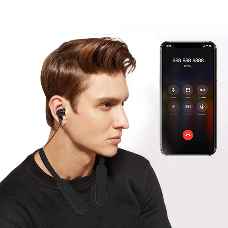 Pottnar Новые вибрационные басы спортивные Bluetooth-наушники скрытая гарнитура