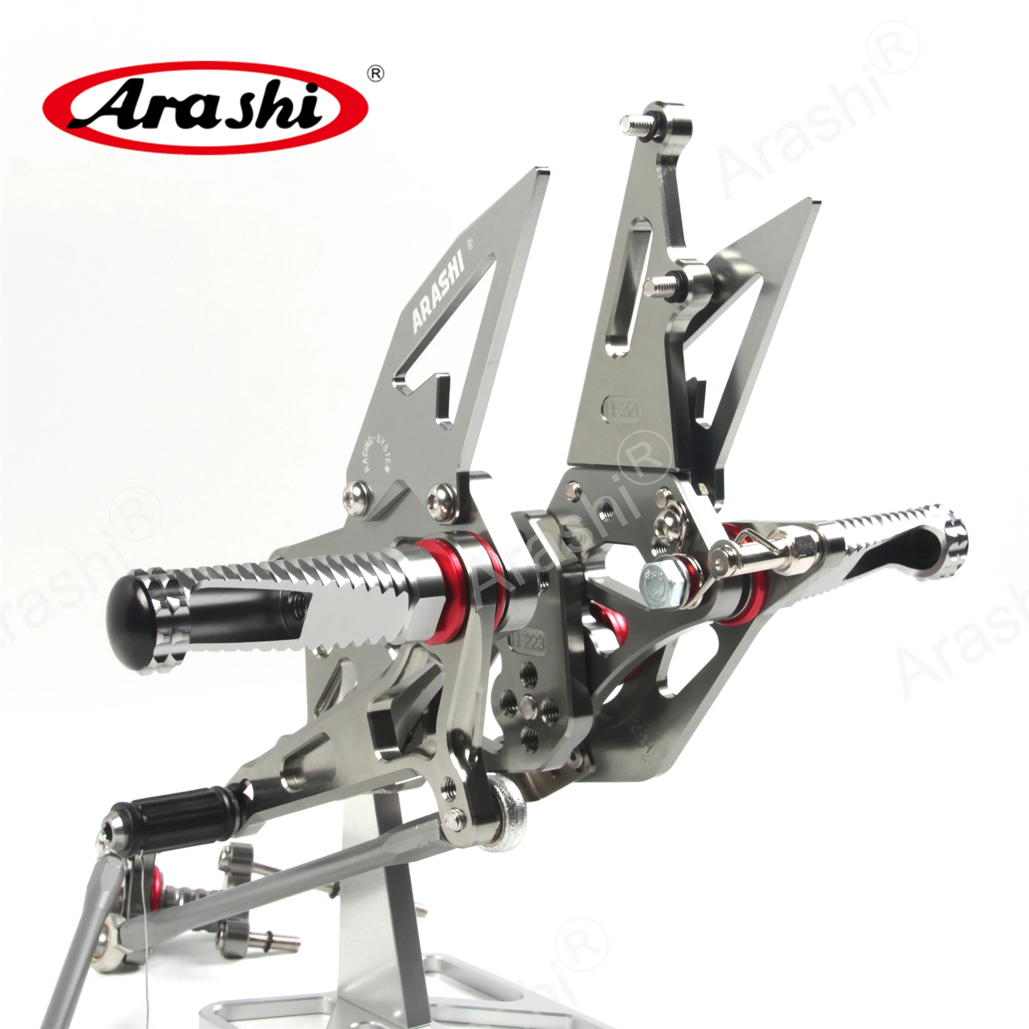 Arashi CBR600RR ЧПУ Заготовка Rider регулируемая подножка подножки для HONDA CBR 600 RR 2007 2008 задний упор для ног Rearsets
