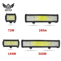 4 7 inch 72w 144w led work light led bar light for motorcycle tractor boat off road 4wd 4x4 truck suv atv