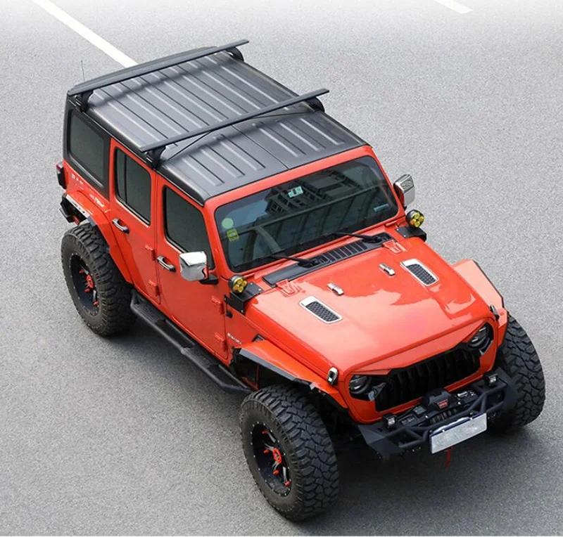 Для Jeep Wrangler JL JK 2007-2021 автомобильная алюминиевая рейка на крышу поперечная для