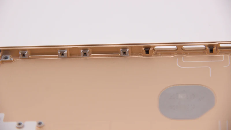 Крышка батарейного отсека для iphone 6 6s Plus задняя дверь корпус средняя Рамка Замена Задняя крышка корпуса для iphone 6 6s Plus с логотипом