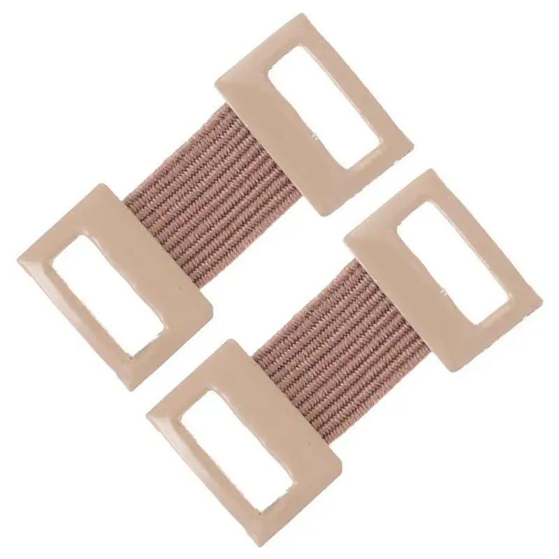 10 unidad/bolsa de repuesto para envoltura de vendaje el&aacute;stico, Clips de Metal estirable, abrazaderas de fijaci&oacute;n marr&oacute;n, ganchos de colores blancos, R5K1-1