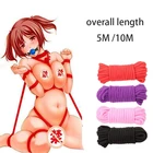 Хлопковая веревка 5 м10 м, товары для взрослых, секс-товары, рабы, БДСМ-бондаж, мягкая хлопковая веревка, плетеная веревка для игр для взрослых, ролевые игры, секс-игрушки