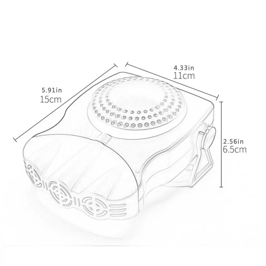 

Car Heater Electric Heater Heating Cooling Fan 12V Dryer Windshield Anti fog Demister Defroster For Auto Boat