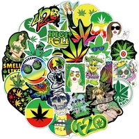 103050pcs funny characters leaves weed smoking graffiti stickers diy bike travel luggage guitar laptop cool sticker kid toys