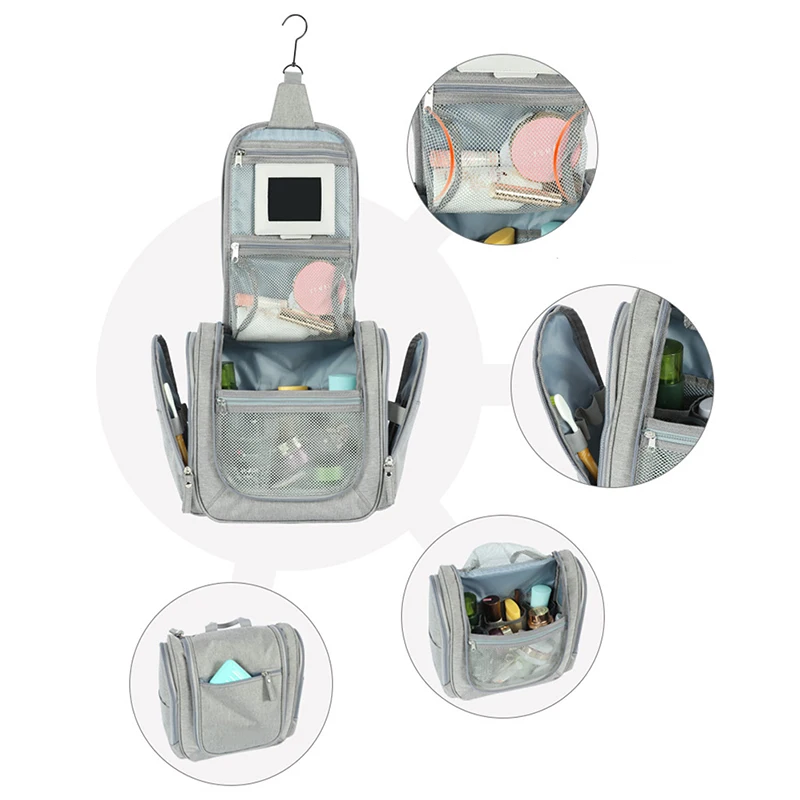 Многофункциональная дорожная косметичка унисекс для влажной и сухой стирки