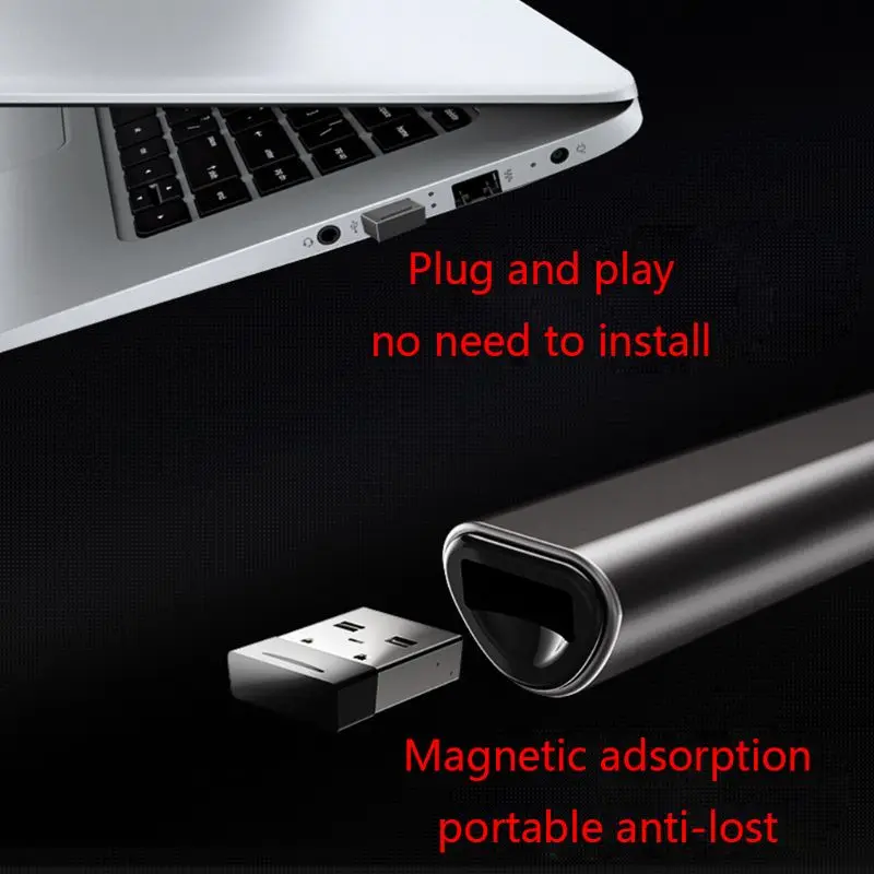 N35 Беспроводная указка Presenter RF 2 4 ГГц USB пульт дистанционного управления PPT