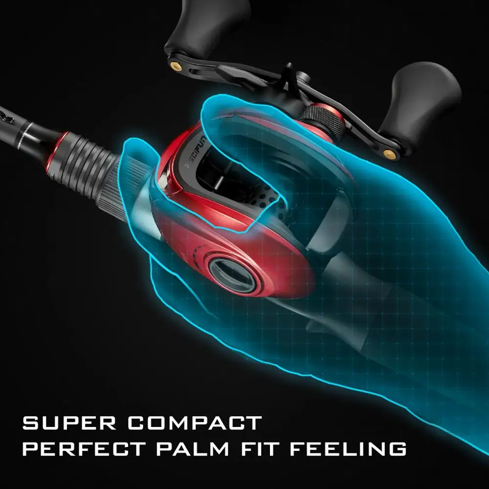 Piscifun Spark Рыболовная катушка для заброса соотношение 8 1: 1/6.6:1 7 5 кг максимальная