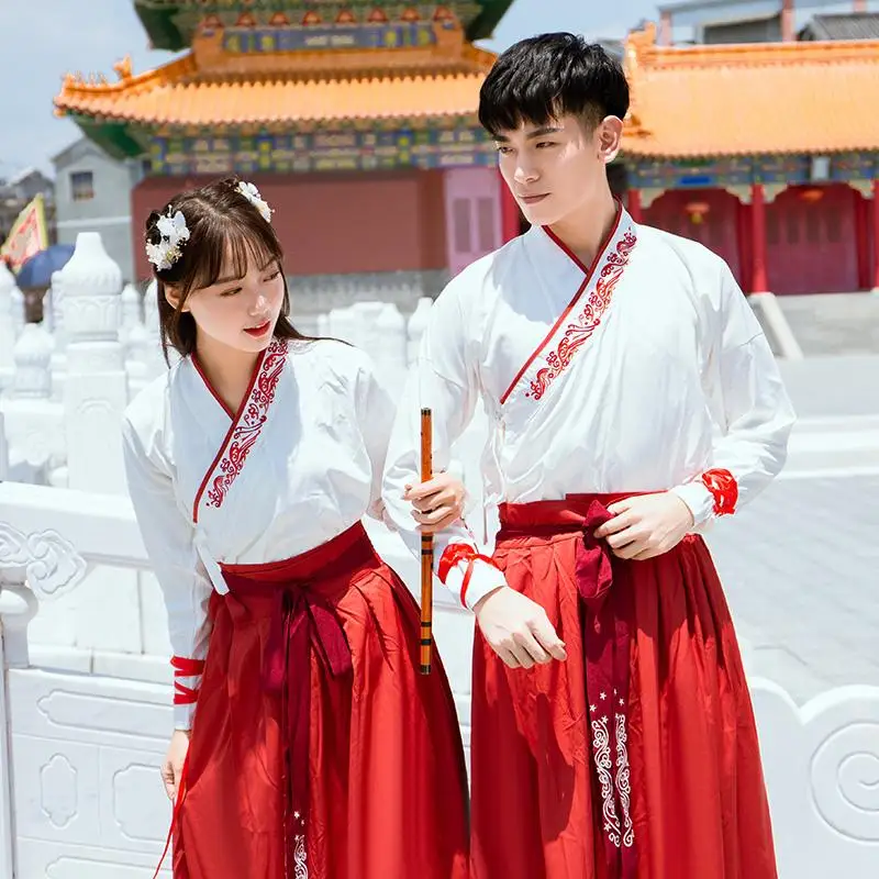 

FAKUNTN Ancient Chinese costume Hanfu dance costume classical sword traditional knight cosplay props actor costume