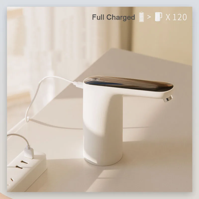 Электрический диспенсер для воды портативный умный мини дозатор питьевой USB