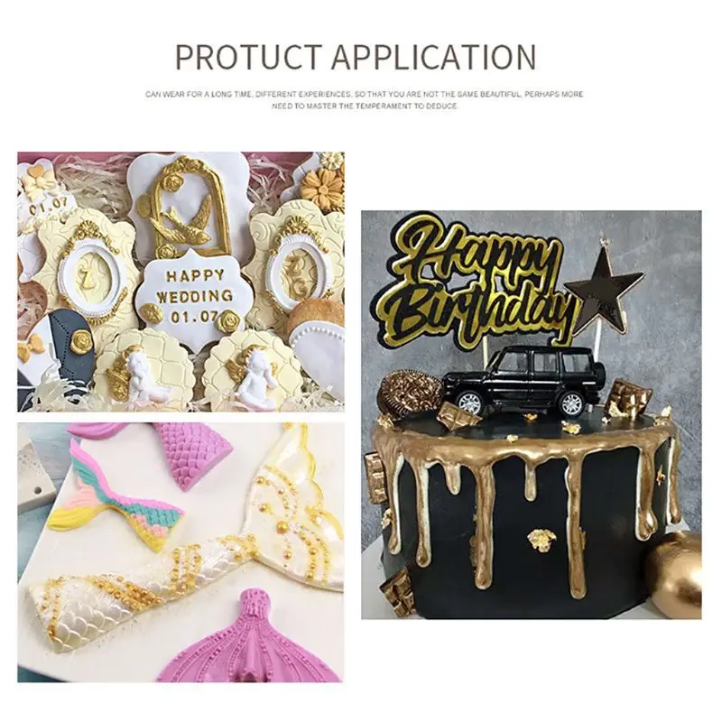 Пигменты пищевые блестящие для украшения пирожных тортов печенья 15 г| |