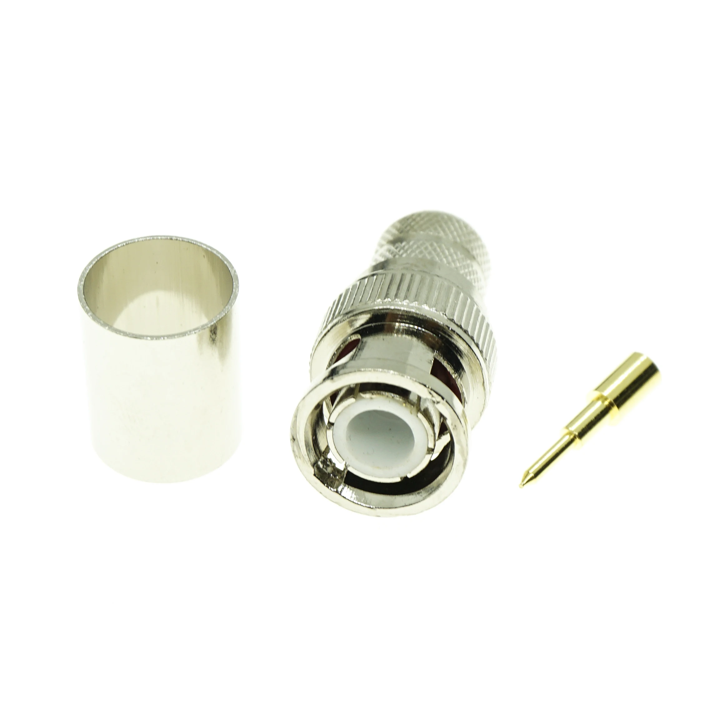 BNC Мужской обжимной тип RF разъемы для LMR400 RG8 RG213 RG214 7D FB кабель коаксиальный
