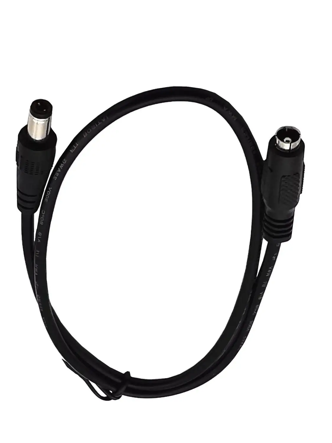 

5.5mm x 2.5mm DC Plug Extension Cable with Male to Female 5.5mm x 2.5mm Connectors DC Power 5.5mm x 2.5mm Male 3A,0.5M