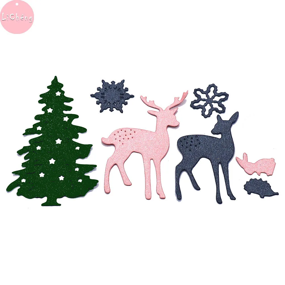

Christmas Dies Scrapbooking Metal Craft Stencil Embossing Folder for Card Making Mold Clear Stamps Die Scrapbook